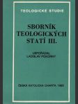 Sborník teologických statí iii. - náhled