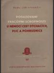 Posuzování pracovní schopnosti u nemocí cest dýchacích, plic a pohrudnice - náhled