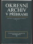 Okresní archiv v Příbrami Průvodce - náhled