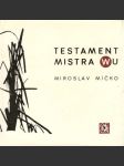 Testament Mistra Wu - náhled