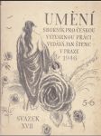 Sborník pro českou výtvarnou práci 1946 (sv. 17, sešit 5 - 6) - náhled