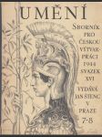 Sborník pro českou výtvarnou práci 1944 (sv. 16, sešit 7 - 8) - náhled