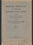 Sborník příspěvků k dějinám hlavního města Prahy (5. díl, 2. sešit) - náhled