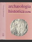 Archeologia historica 21/96 - náhled