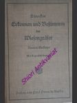 Erkennen und Bestimmen der Wiesengräser - STRECKER W. - náhled