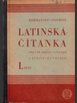 Latinská čítanka pre VIII. triedu gymnázií a reálnych gymnázií I. text - náhled