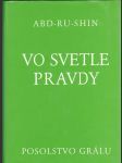 Vo svetle pravdy - posolstvo grálu - náhled