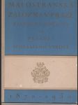 Malostranská záložna v Praze založena roku 1870 na pamět šedesátého výročí 1870-1930 - náhled