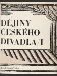 Dějiny českého divadla I.- IV. - náhled