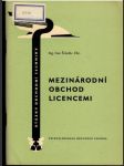 Mezinárodní obchod licencemi - náhled