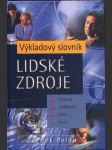 Lidské zdroje - výkladový slovník - náhled