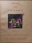 Nova et Vetera - svazek 23 v lednu 1917 / svazek 24 v březnu 1917 - náhled