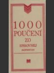 1000 poučení zo spisovnej slovenčiny - náhled