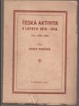 Česká aktiva v letech 1878 - 1918 I. - náhled