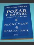 Požár v bazaru - podpis autora - náhled