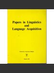 Papers in Linguistics and Language Acquisition - náhled