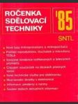 Ročenka sdělovací techniky 85 - náhled