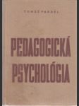 Pedagogická psychológia - náhled