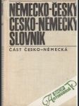 Německo - český a česko - německý slovník - náhled