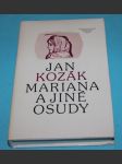 Mariana a jiné osudy - Kozák - náhled