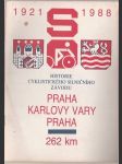 Historie cyklistického silničního závodu Praha Karlovy Vary Praha - náhled