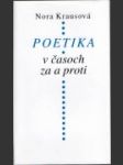 Poetika v časoch za a proti - náhled