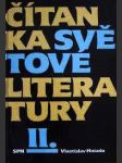 Čítanka světové literatury ii. - náhled