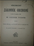 Všeobecný zákonník obchodní - náhled