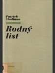 Rodný list - náhled