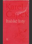 Karel čapek / italské listy - náhled