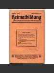 Heimatbildung. Monatsblätter für heimatliches Volksbildungswesen. Jahrgang 7, Heft 1-12, Oktober 1925 - September 1926 [Ročník 7, č. 1-12, říjen 1925 - září 1926; Sudety; časopisy; vlastivěda; historie; Opava; Litoměřice; Liberec] - náhled