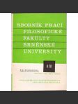 Sborník prací...roč. XXXII/1982-83, filosofická fakulta Brněnské university, řada hudebněvědná H18 - náhled