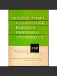 Sborník prací...roč. XXXII-XXXIII/1984, filosofická fakulta Brněnské university, řada hudebněvědná H19-20 - náhled