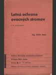 Letná ochrana ovocných stromov - náhled