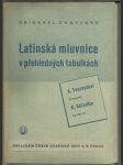 Latinská mluvnice v přehledných tabulkách - náhled