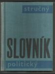 Stručný slovník politický - náhled