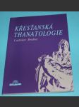 Křesťanská thanatologie - Brabec - náhled