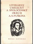 Literárny umelecký a spoločenský okruh A. S. Puškina - náhled