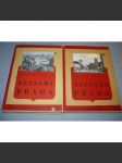 Neznámá Praha - 2 svazky [dějiny Prahy - pražské čtvrtě, hradby, pražské podsvětí, historie tramvají, vltavská paroplavba, železnice, elektrifikace, povodně, pražské ostrovy, Praha Staré a Nové Město, Malá Strana, Hradčany] - náhled