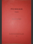 Psychologie skriptum - náhled