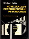 Nové základy experimentální psychologie - náhled