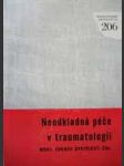 Neodkladná péče v traumatologii - náhled