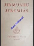 Jeremiáš - jirmejahu - náhled