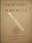Jeremiáš - jirmejahu - náhled