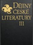 Dějiny české literatury III. - Literatura druhé poloviny devatenáctého století - náhled