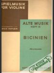 Spielmusik für Violine - alte Musik Heft II. Bicinien für 2 violinen - náhled