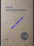 Folia archaeologica xix - magyar nemzeti múzeum - náhled