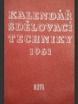 Kalendář sdělovací techniky, 1961 - náhled