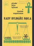 Rady bylináře Pavla - náhled