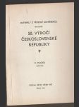 50. výročí Československé republiky I. II. - náhled